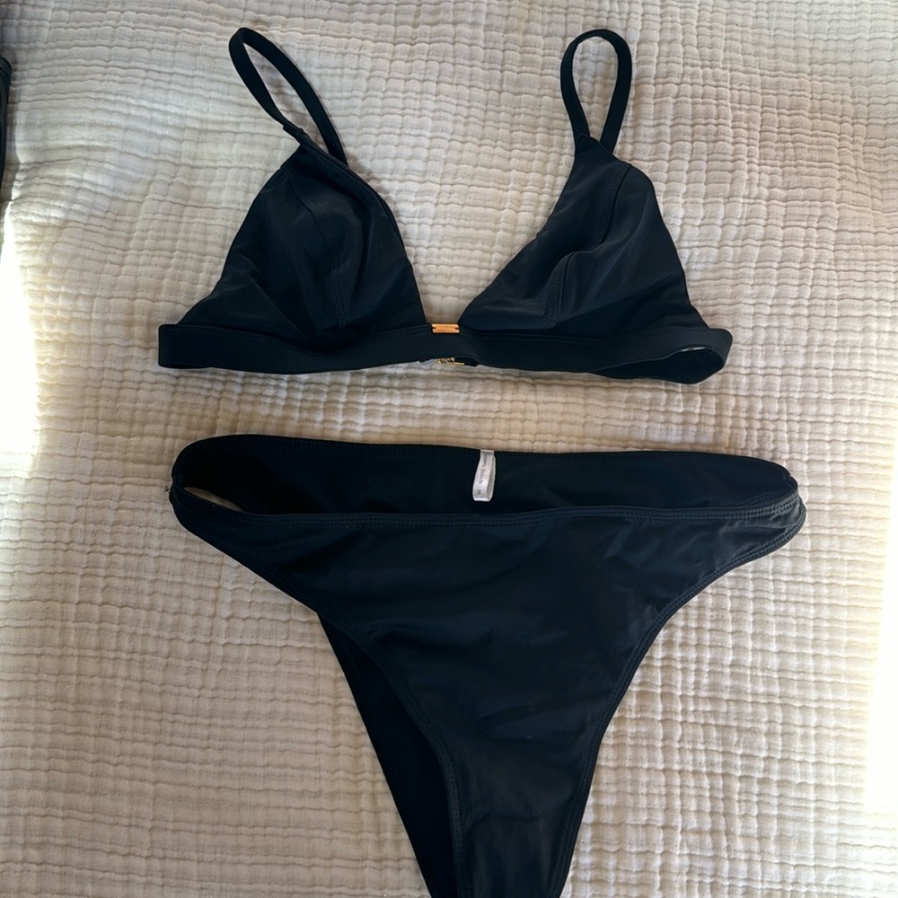 Gooseberry Intimates Black Bikini